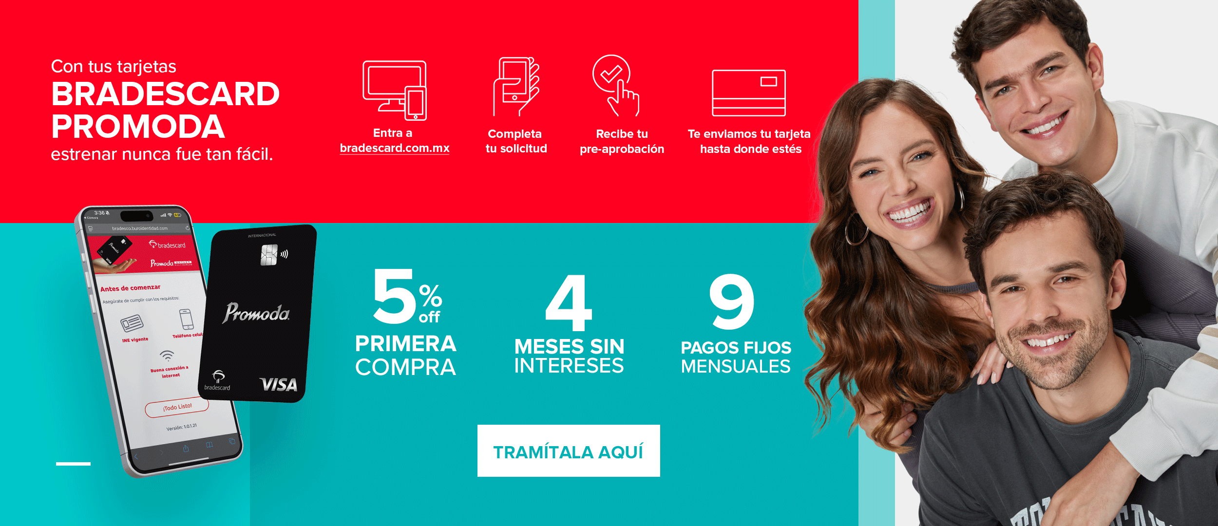 TARJETA BRADESCARD PROMODA 2026