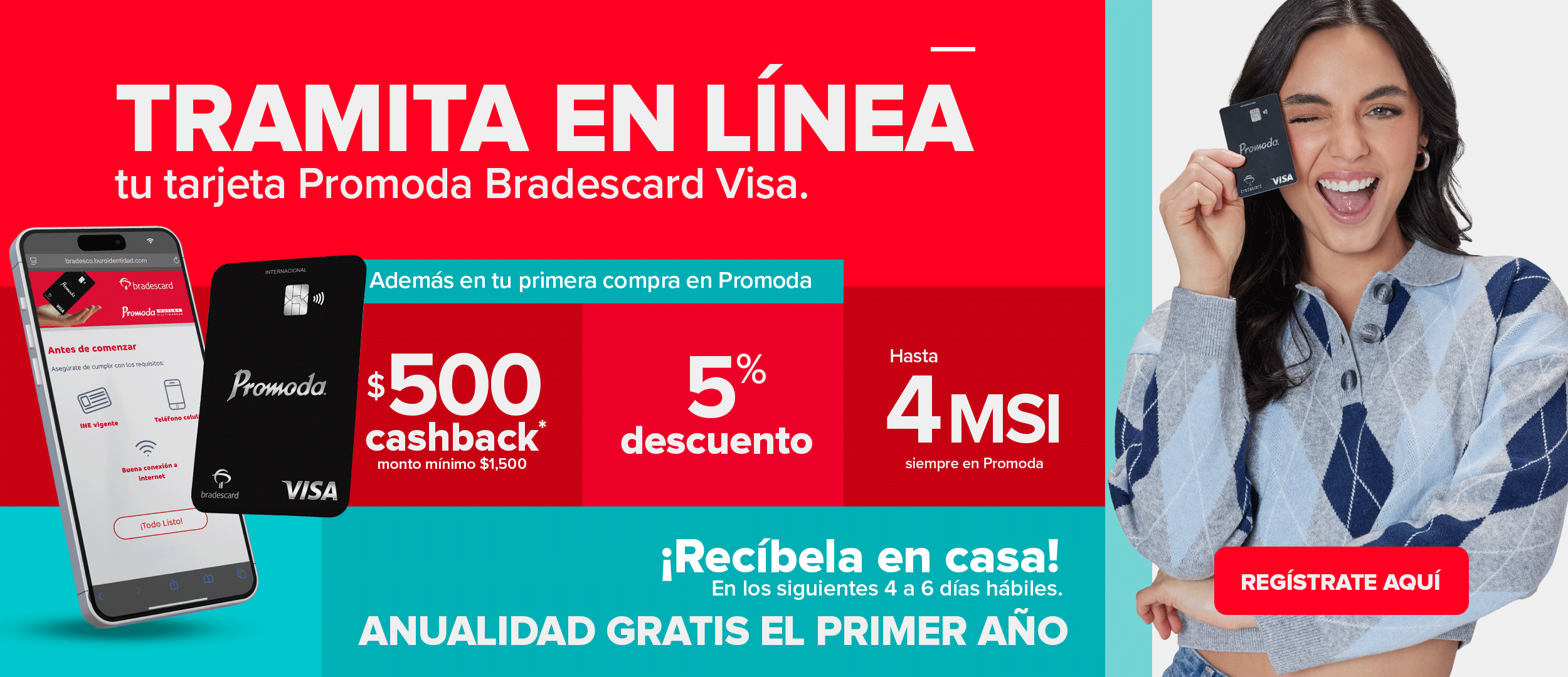TARJETA BRADESCARD PROMODA 2026